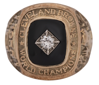 1950 Cleveland Browns NFL Championship Ring Presented to Harry Sherby
